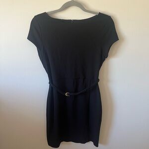 Express Black Dress with Belt